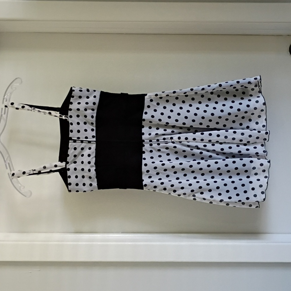 *FINAL PRICE* Tripp NYC Daang Goodman Polka Dot Convertible Dress - Picture 4 of 6